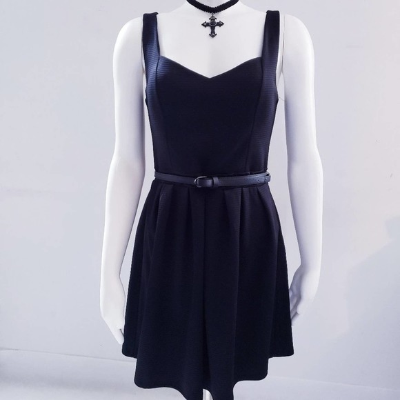 Candie's Little Black Sweetheart Dress Medium - Picture 1 of 5